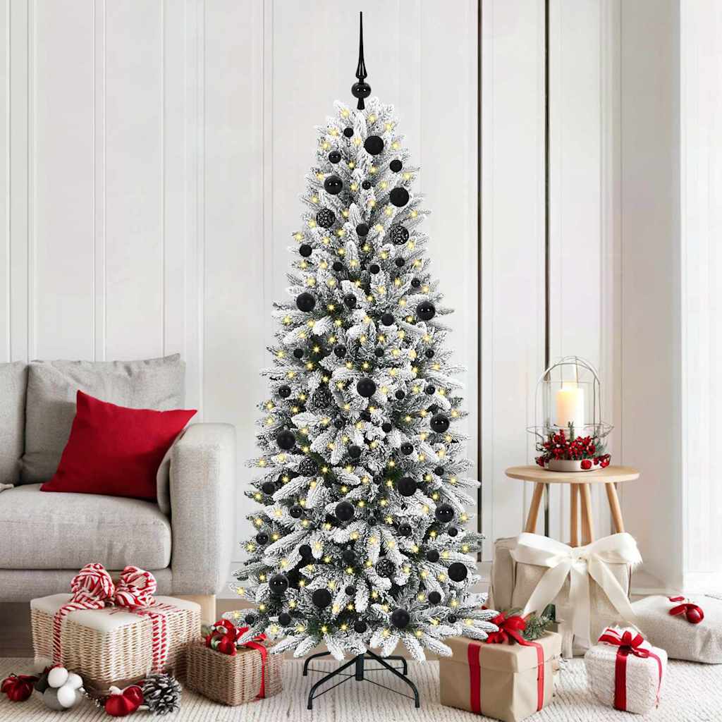 Künstlicher Weihnachtsbaum Weiß 180 cm