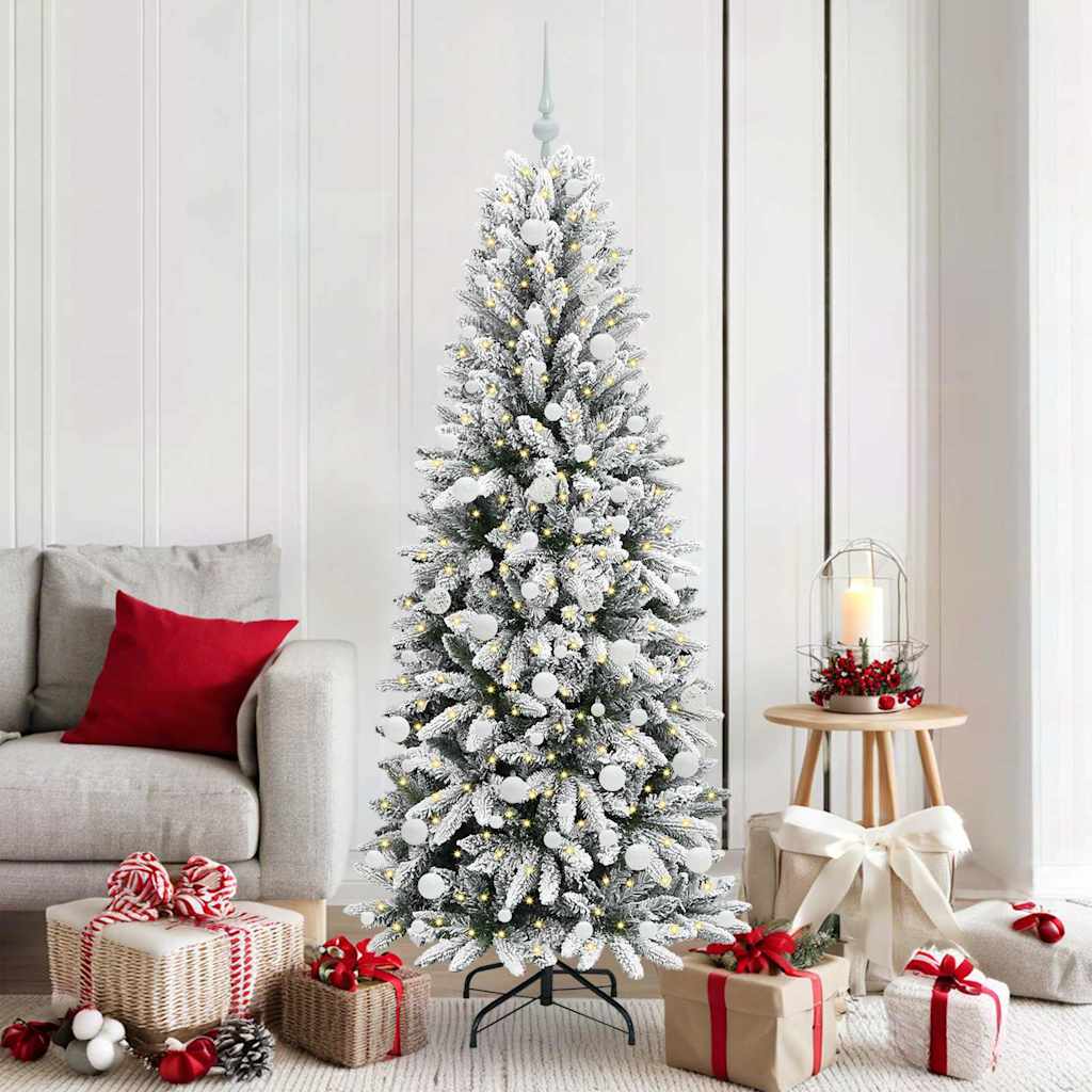 Künstlicher Weihnachtsbaum Weiß 180 cm