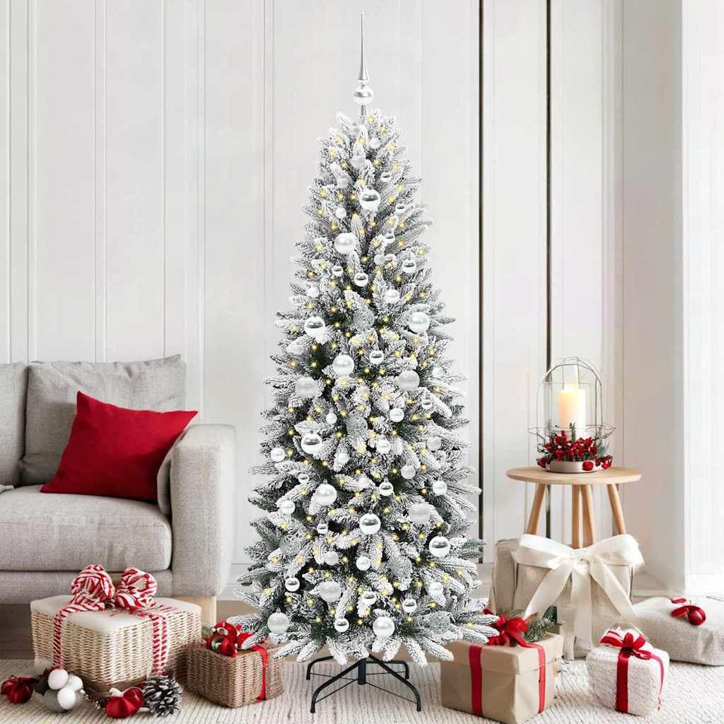 Künstlicher Weihnachtsbaum Weiß 180 cm