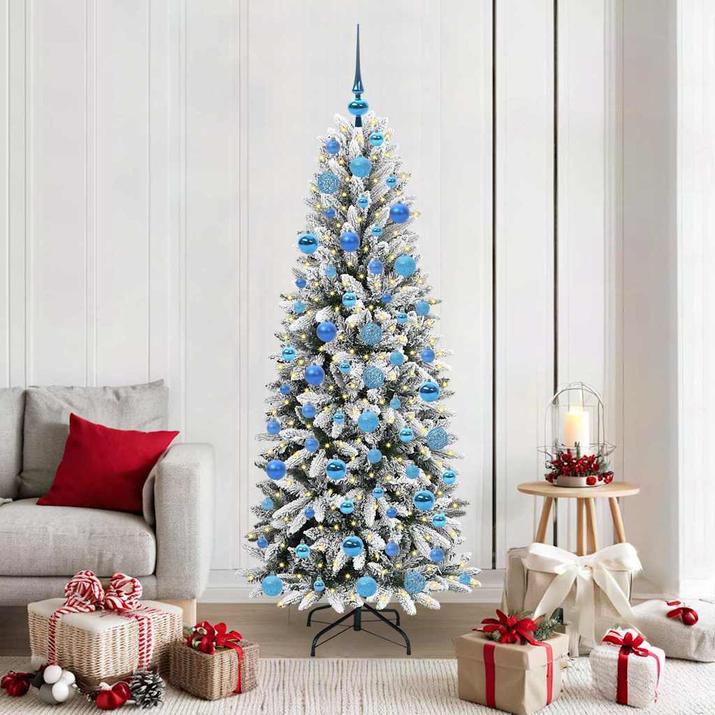 Künstlicher Weihnachtsbaum Weiß 180 cm