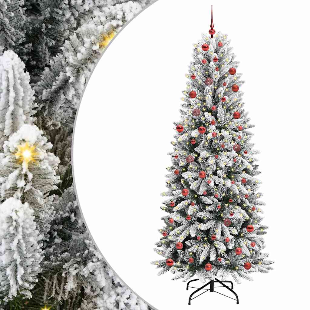 Künstlicher Weihnachtsbaum Weiß 210 cm