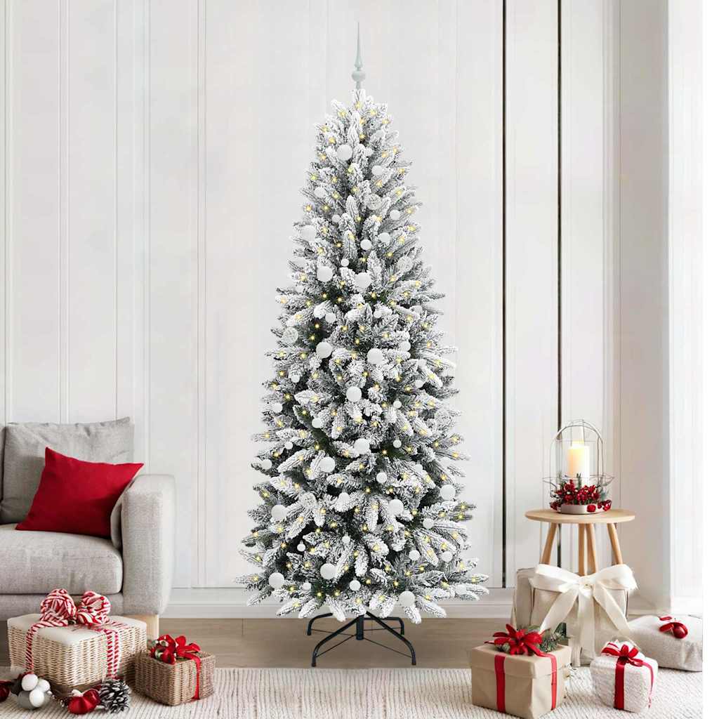 Künstlicher Weihnachtsbaum Weiß 210 cm