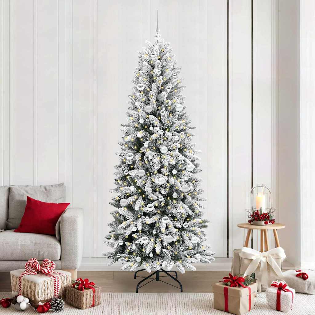 Künstlicher Weihnachtsbaum Weiß 210 cm