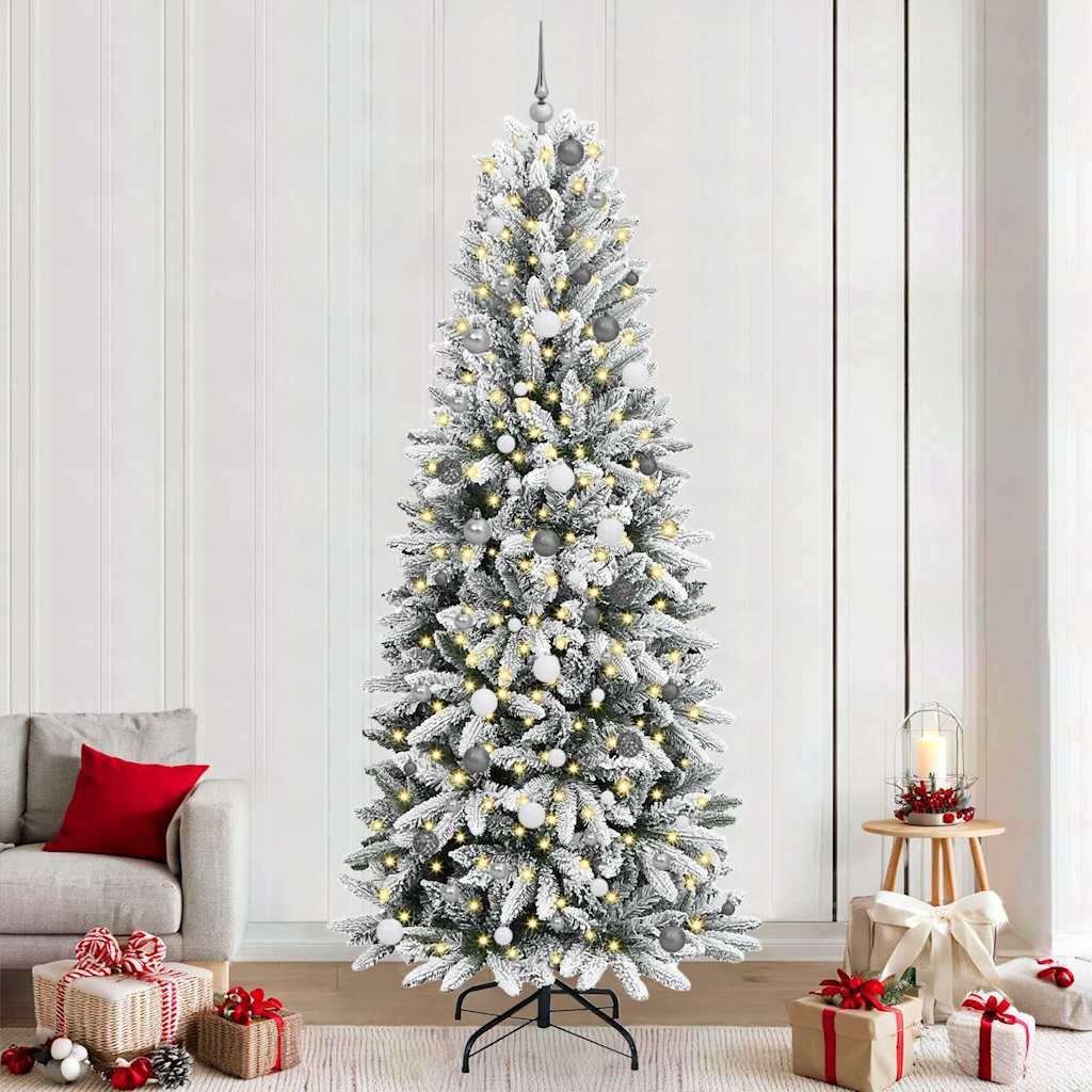Künstlicher Weihnachtsbaum Weiß 240 cm