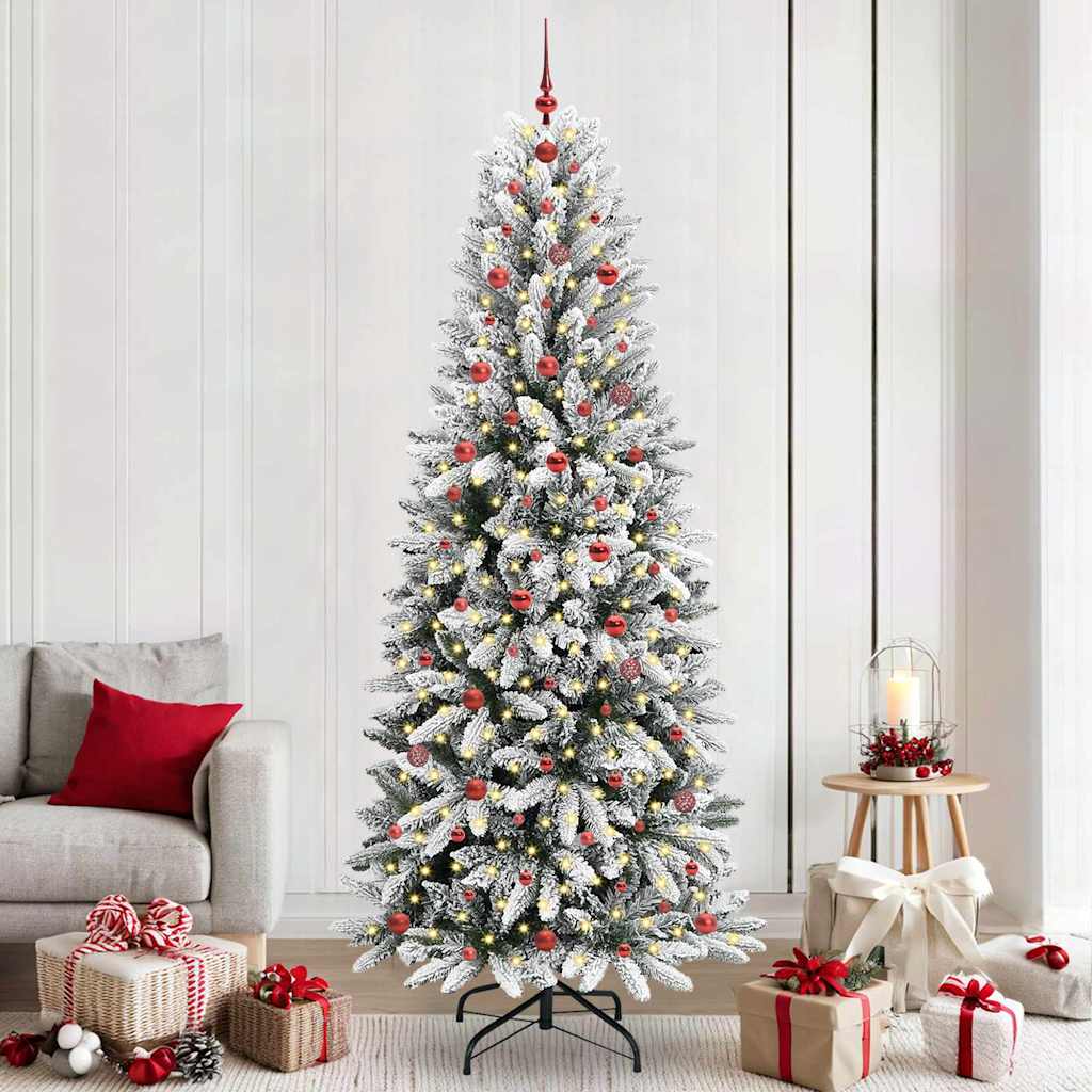 Künstlicher Weihnachtsbaum Weiß 240 cm