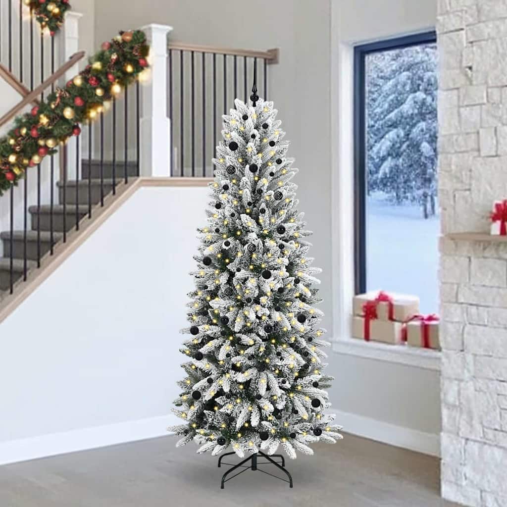 Künstlicher Weihnachtsbaum Weiß 240 cm