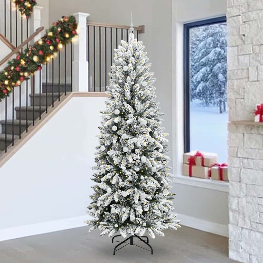 Künstlicher Weihnachtsbaum Weiß 240 cm