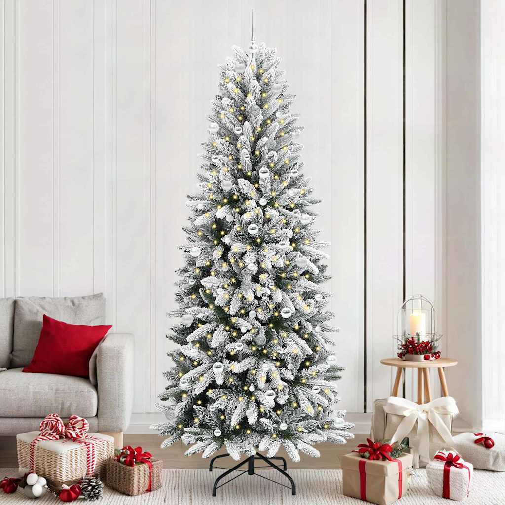 Künstlicher Weihnachtsbaum Weiß 240 cm