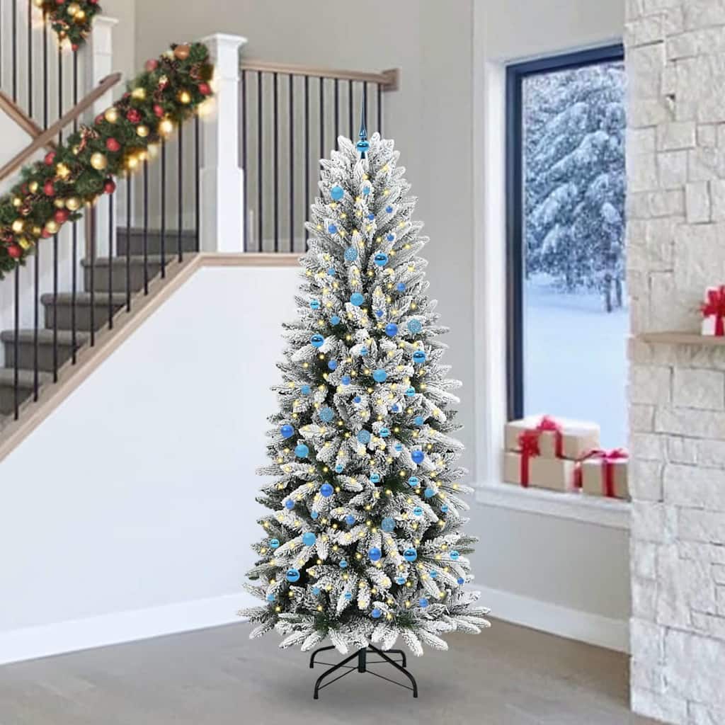 Künstlicher Weihnachtsbaum Weiß 240 cm