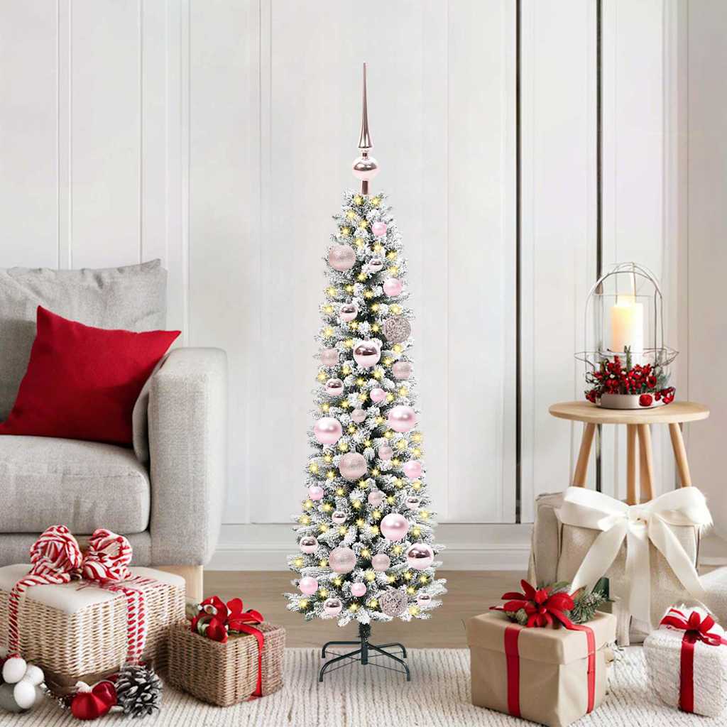 Künstlicher Weihnachtsbaum Weiß 120 cm