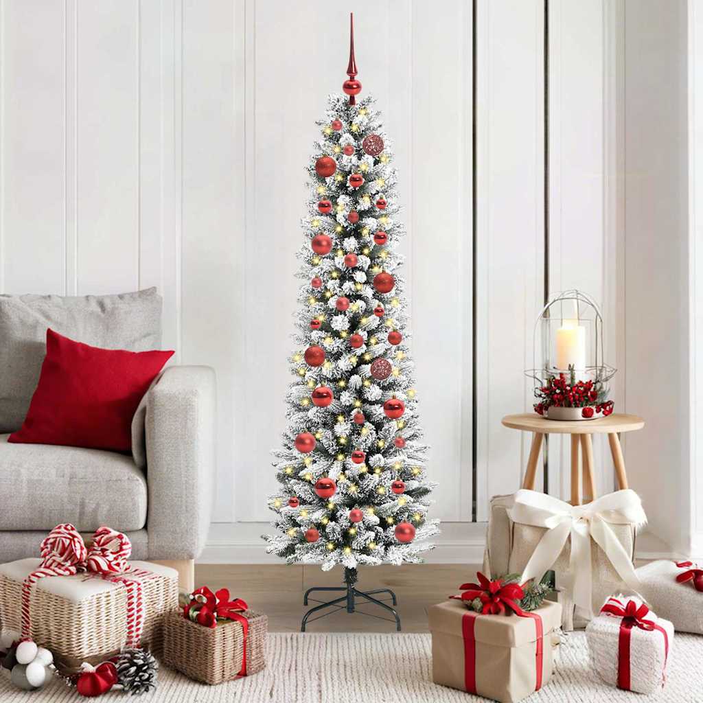 Künstlicher Weihnachtsbaum Weiß 150 cm