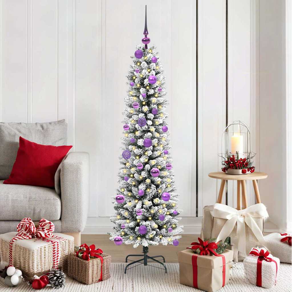 Künstlicher Weihnachtsbaum Weiß 150 cm