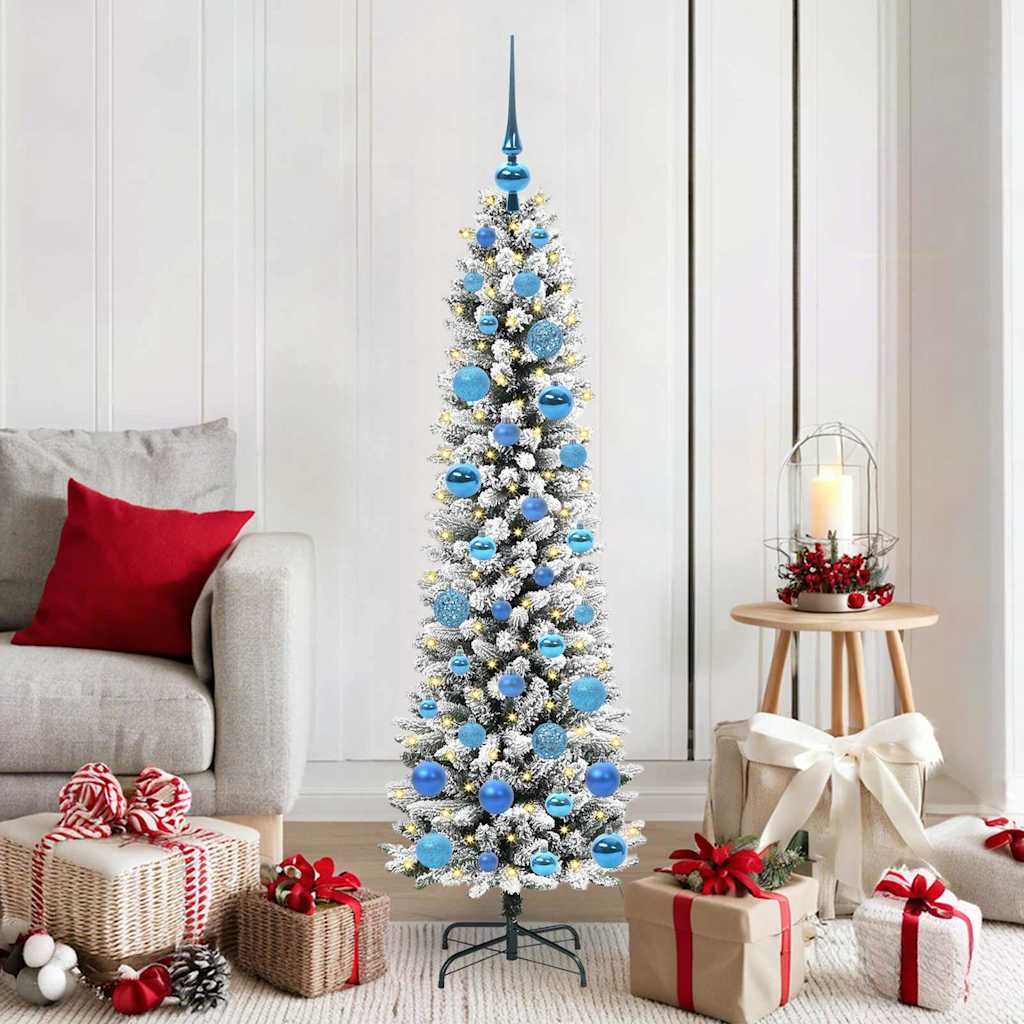 Künstlicher Weihnachtsbaum Weiß 150 cm