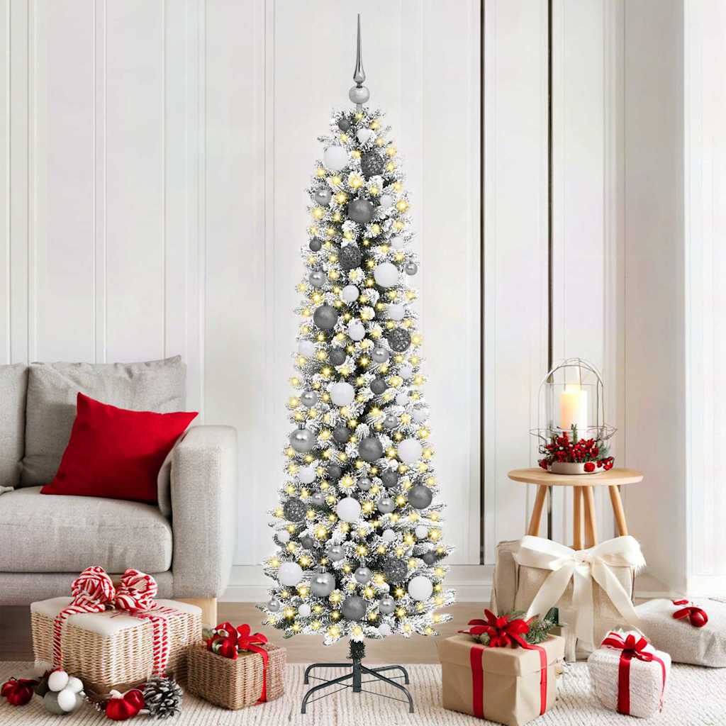 Künstlicher Weihnachtsbaum Weiß 180 cm
