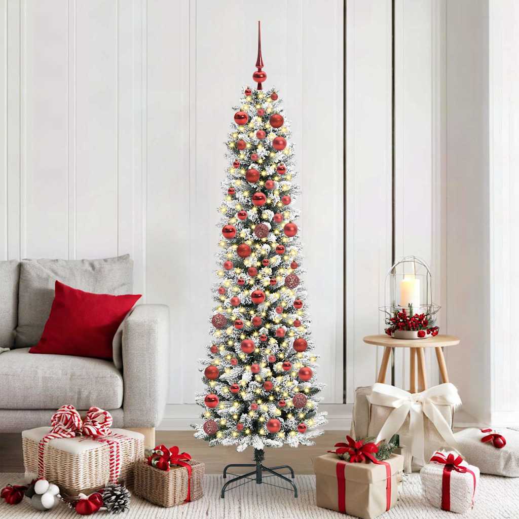 Künstlicher Weihnachtsbaum Weiß 180 cm