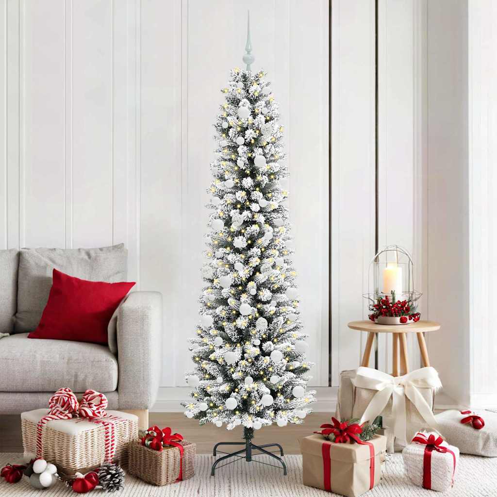 Künstlicher Weihnachtsbaum Weiß 180 cm