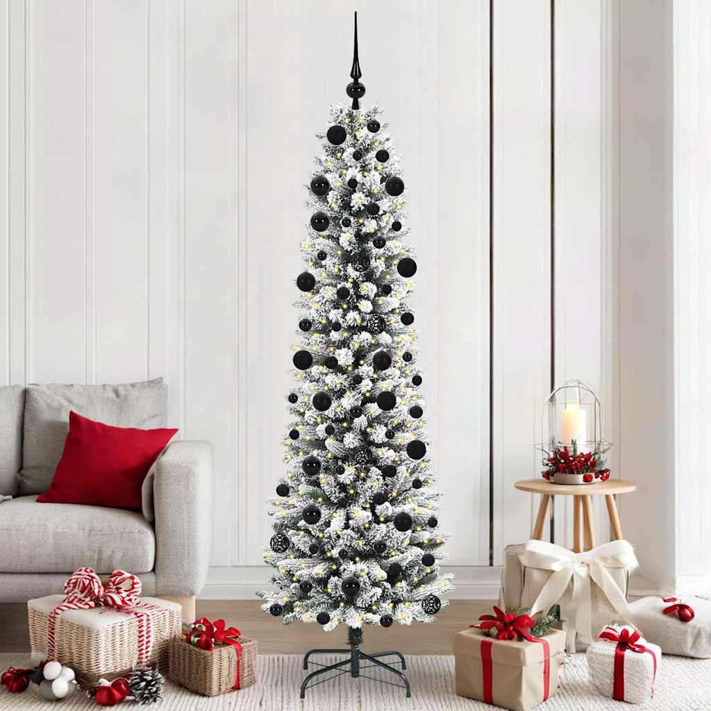 Künstlicher Weihnachtsbaum Weiß 210 cm