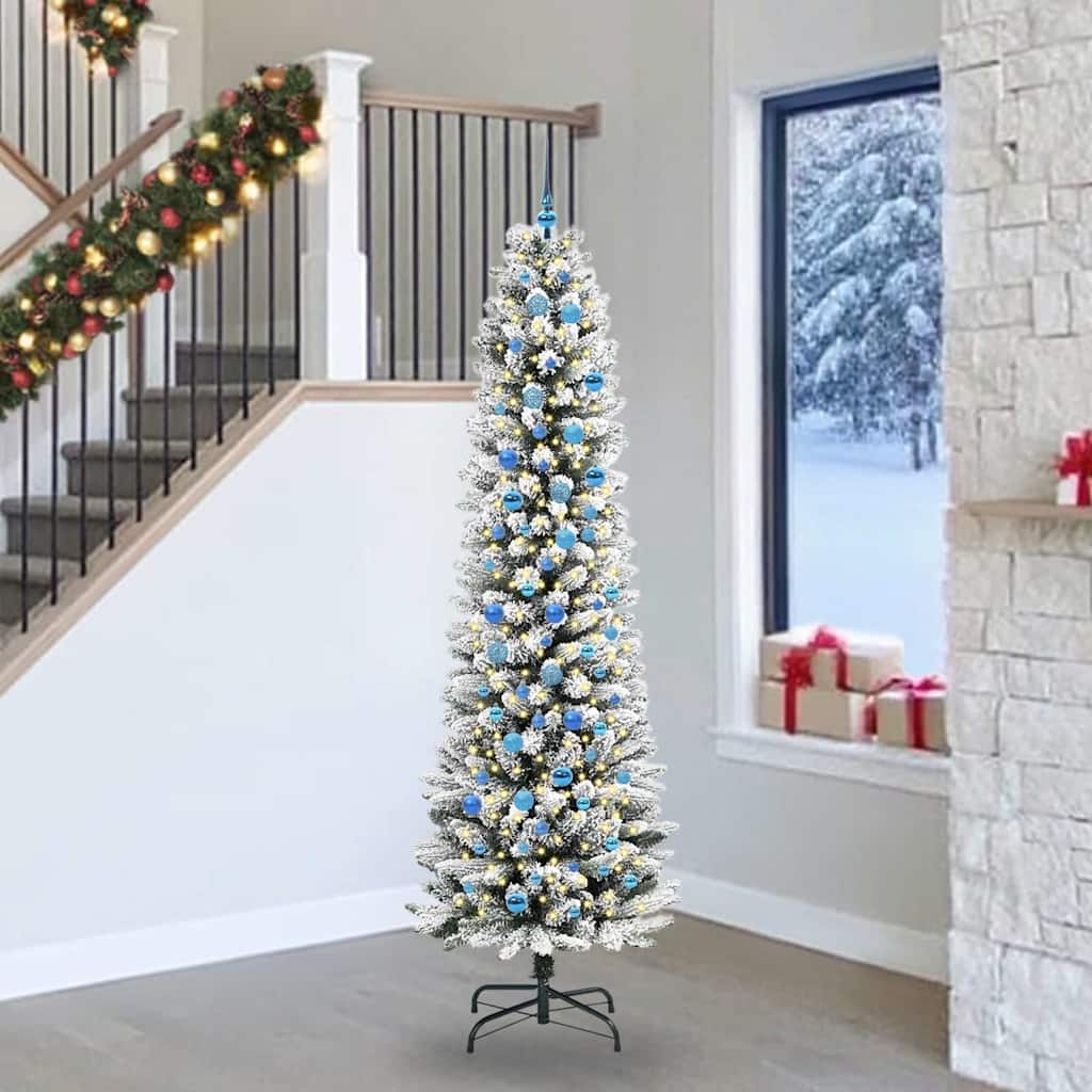 Künstlicher Weihnachtsbaum Weiß 240 cm