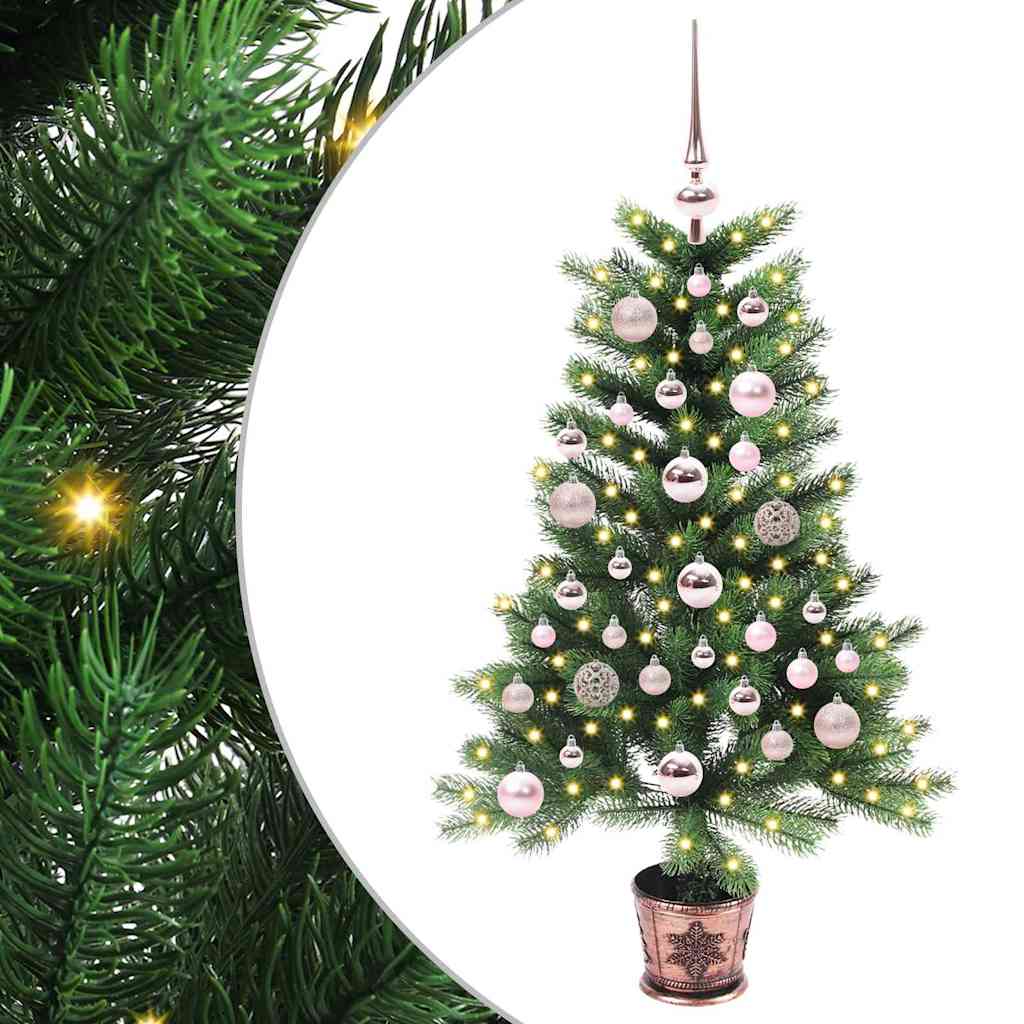Weihnachtsbaum mit 150 LEDs mit Ständer Grün 90 cm PE