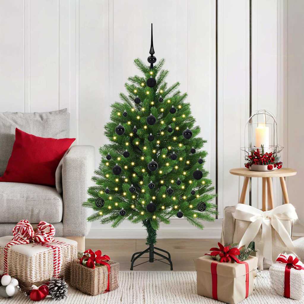 Weihnachtsbaum mit 150 LEDs mit Ständer Grün 120 cm PE