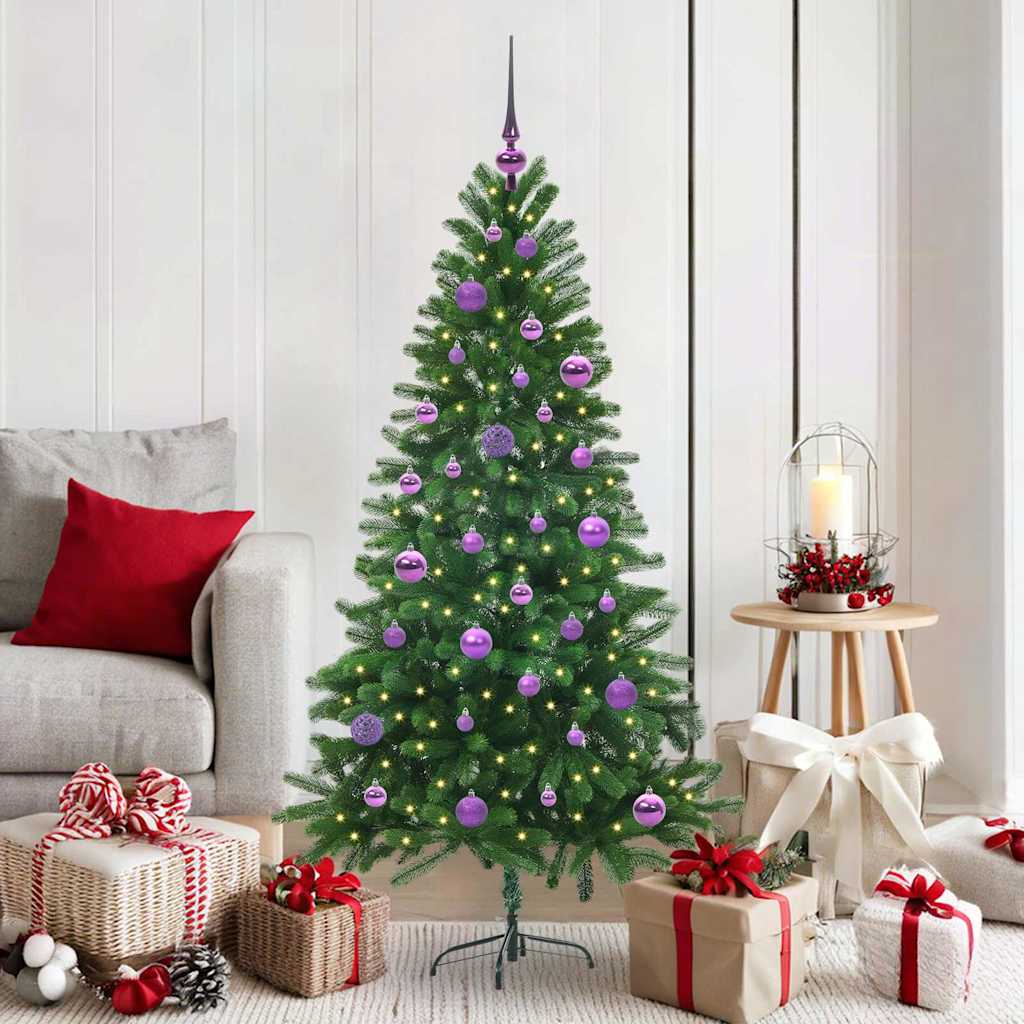 Weihnachtsbaum mit 150 LEDs mit Ständer Grün 150 cm PE