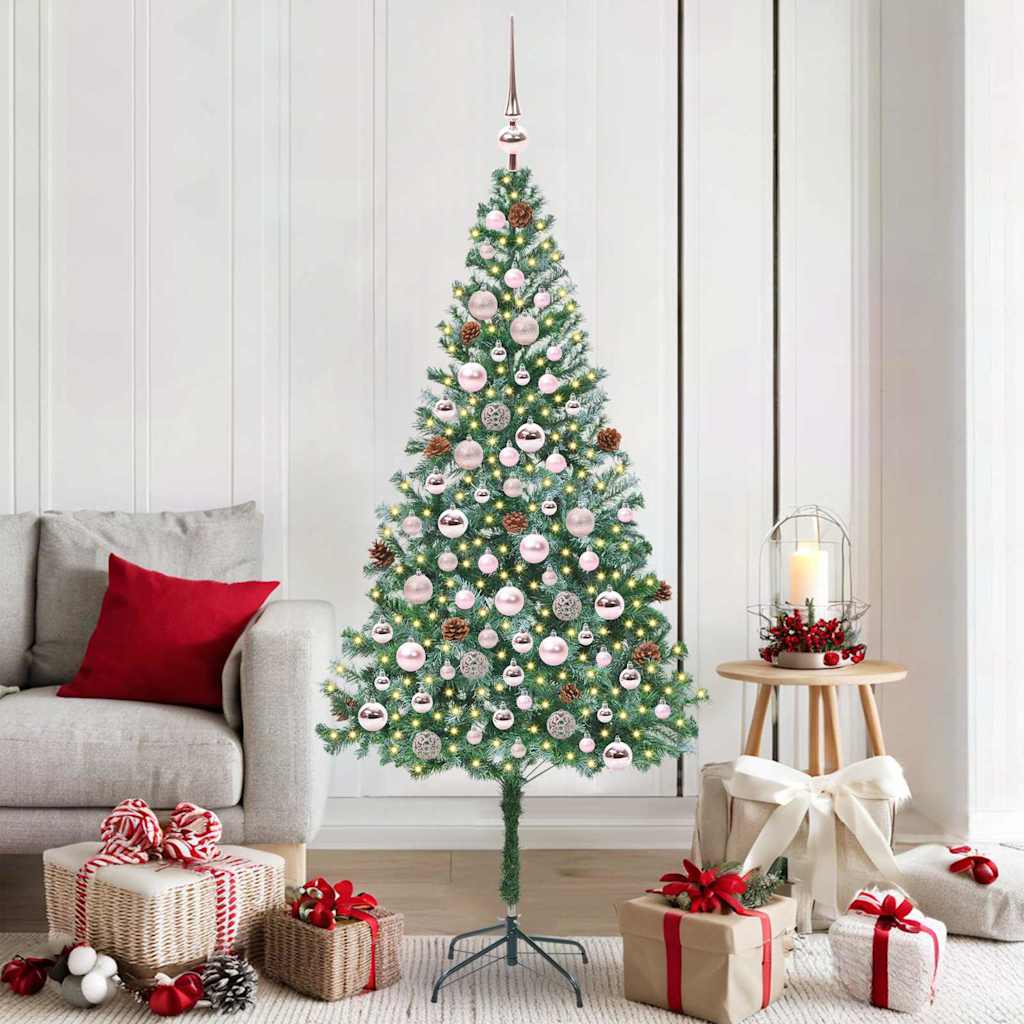 Künstlicher Weihnachtsbaum Grün 180 cm PVC und Stahl