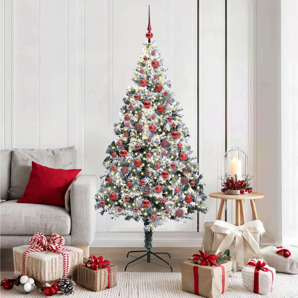Künstlicher Weihnachtsbaum Weiß 180 cm