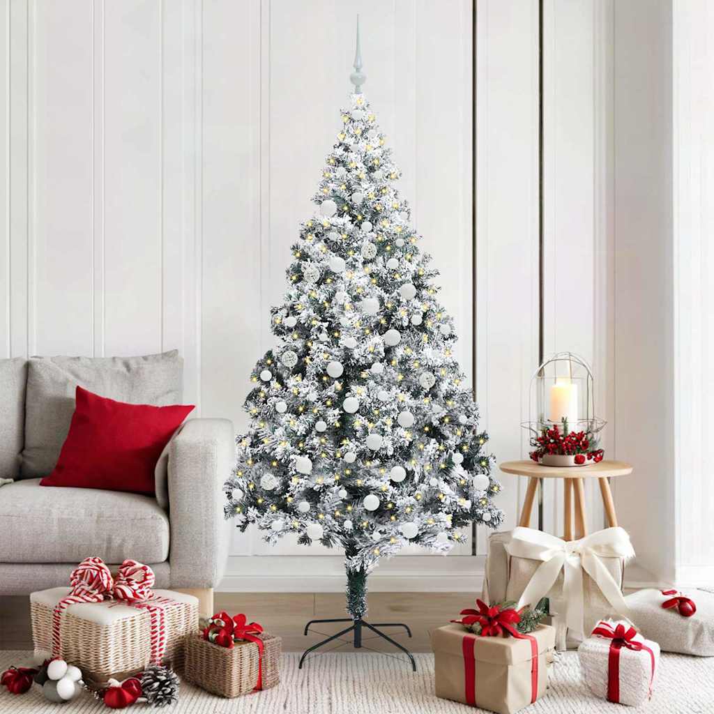 Künstlicher Weihnachtsbaum Weiß 180 cm