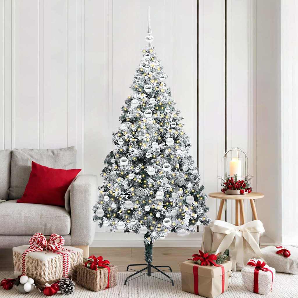 Künstlicher Weihnachtsbaum Weiß 180 cm