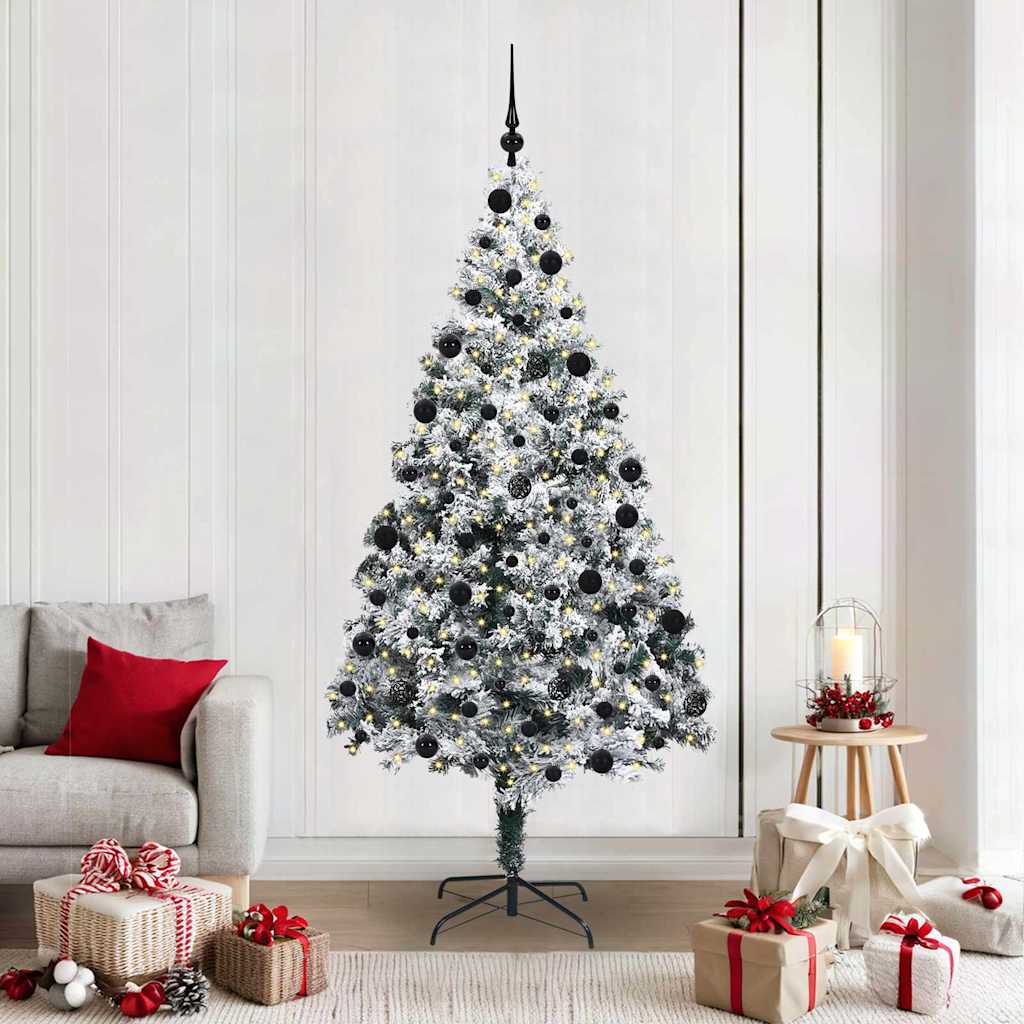 Künstlicher Weihnachtsbaum Weiß 210 cm