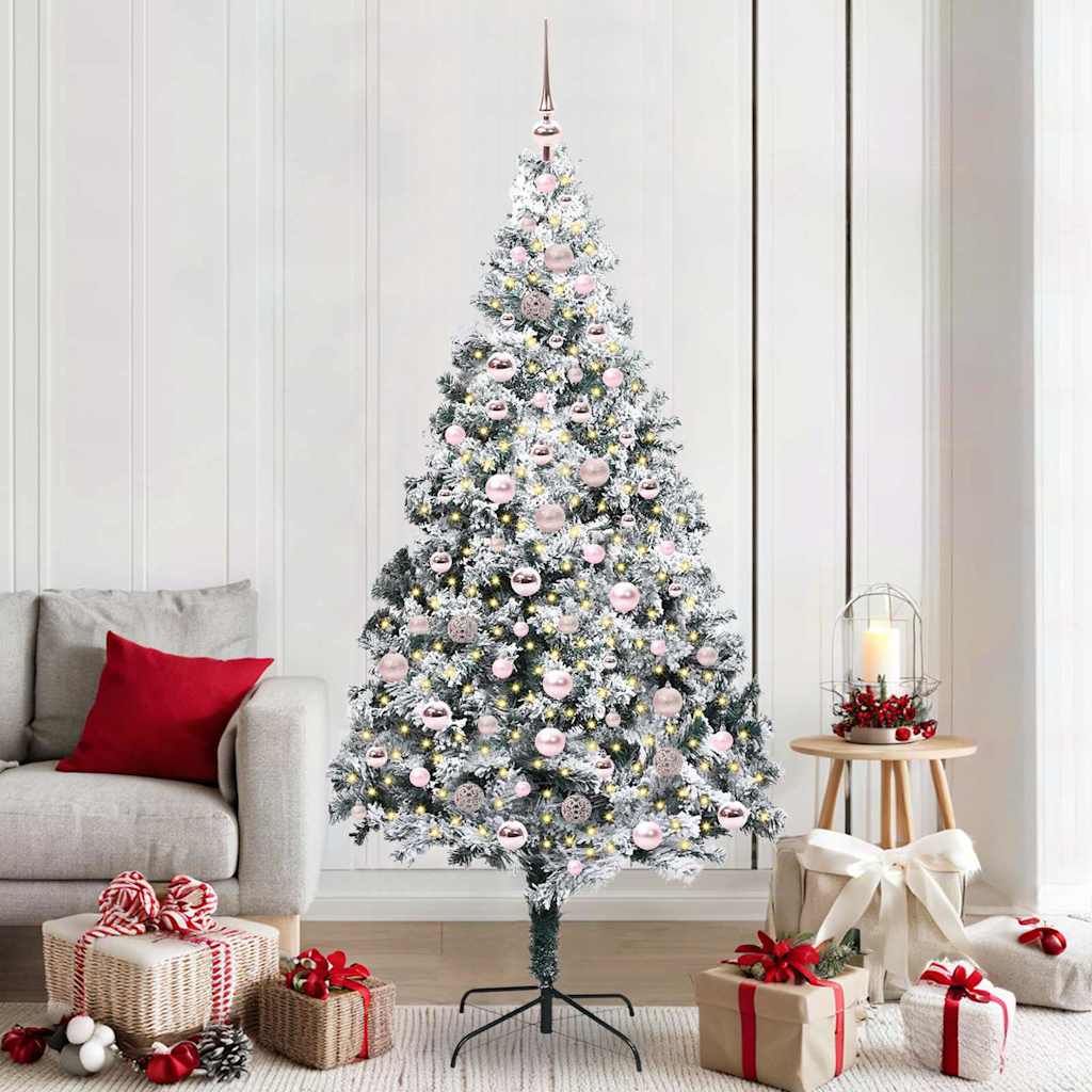 Künstlicher Weihnachtsbaum Weiß 210 cm