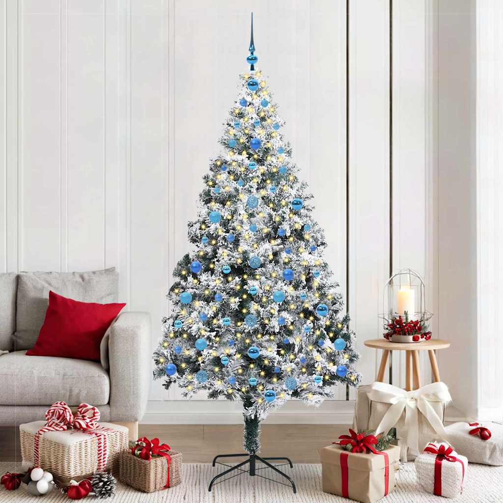 Künstlicher Weihnachtsbaum Weiß 210 cm