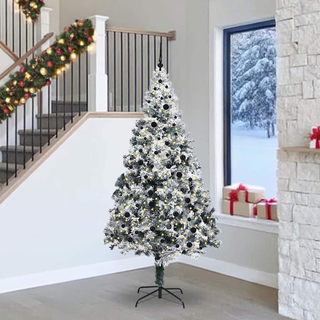 Künstlicher Weihnachtsbaum Weiß 240 cm