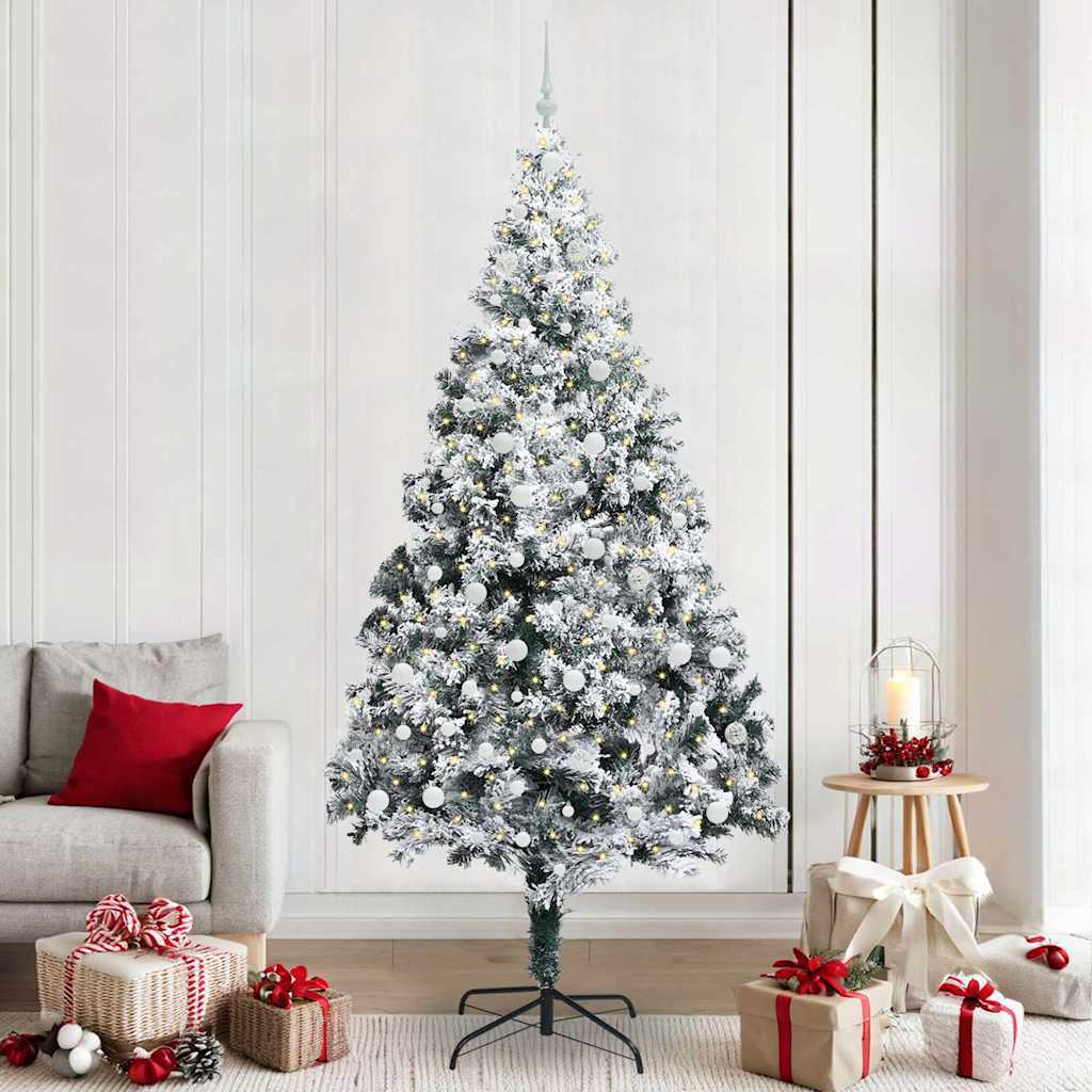 Künstlicher Weihnachtsbaum Weiß 240 cm