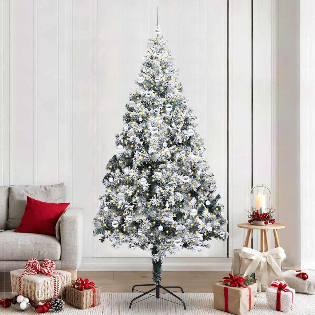 Künstlicher Weihnachtsbaum Weiß 240 cm