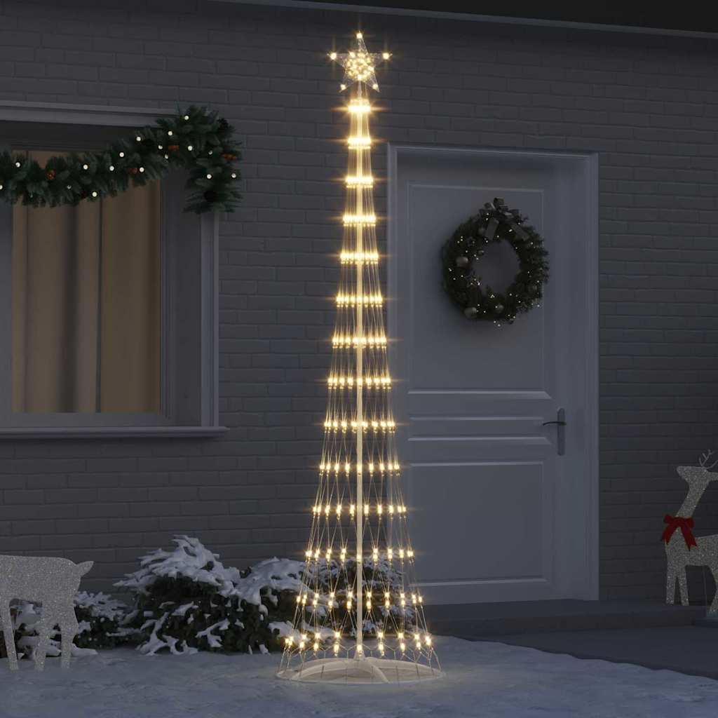 LED-Weihnachtsbaum Warmes Weiß 250 cm Metall