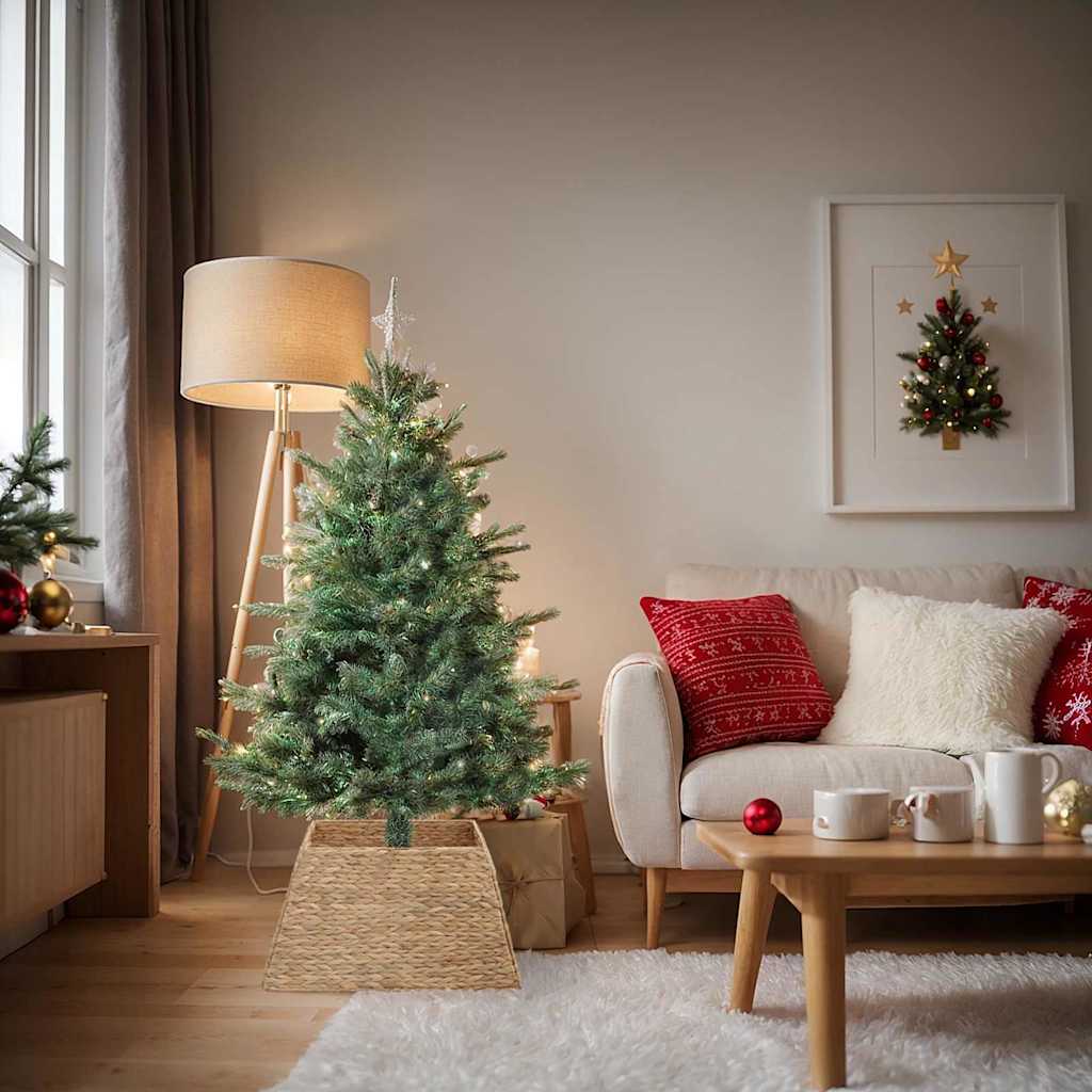 Weihnachtsbaumkragen Quadratisch Braun 70 x 70 x 28 cm