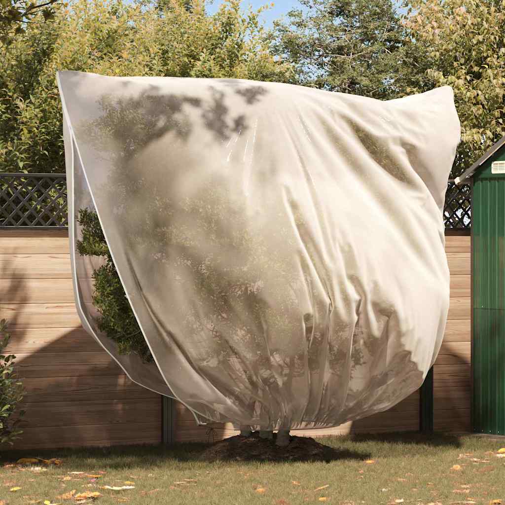 Frostschutzpflanzenfleeceabdeckungen 3 stk. Beige 2,5 x 3,14 m