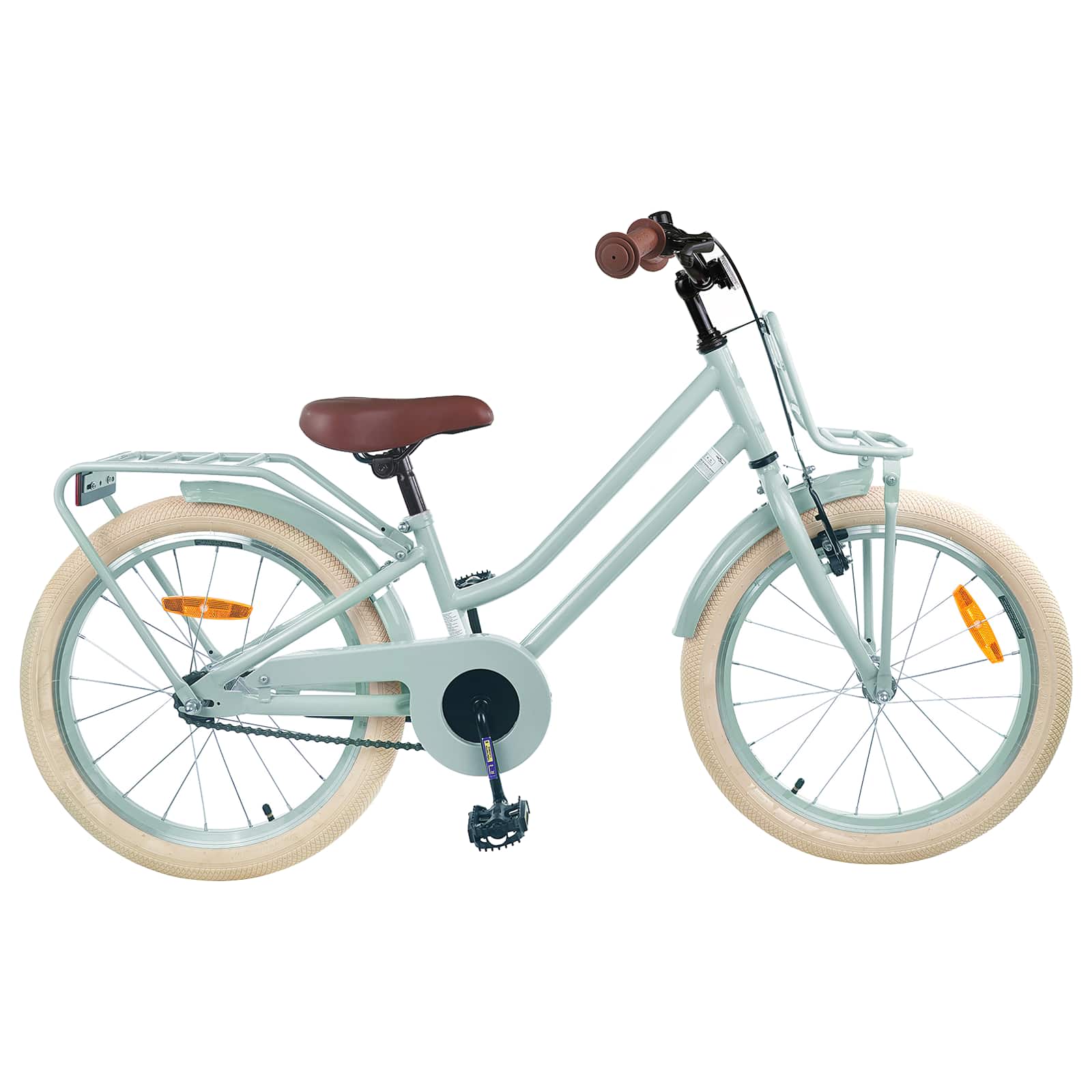 Kinderfahrrad 18 Zoll für 5-7 Jahre alt Hellgrün