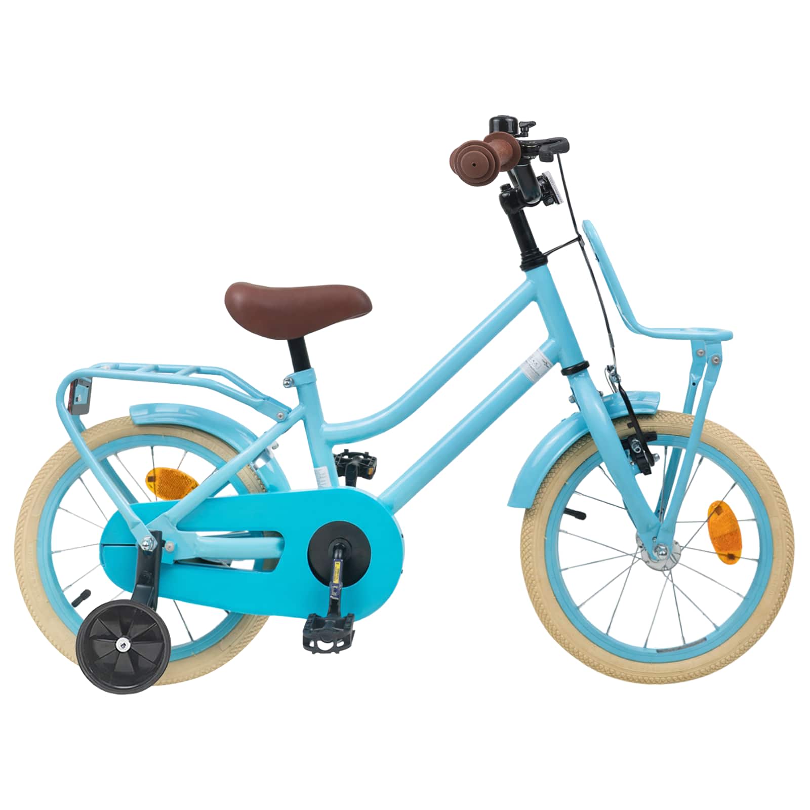 Kinderfahrrad 16 Zoll für 4-6 Jahre alt Himmelblau