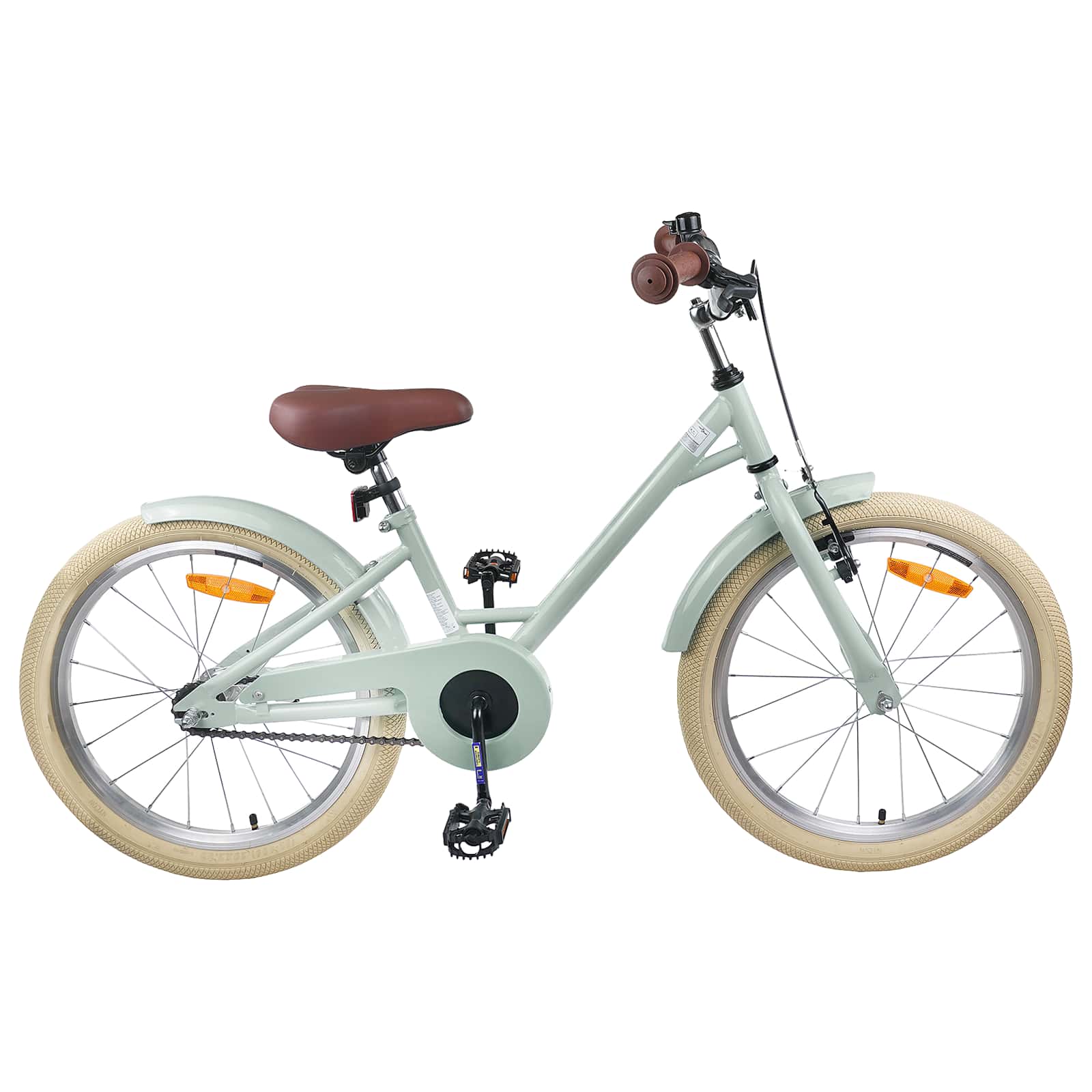 Kinderfahrrad 18 Zoll für 5-7 Jahre alt Hellgrün