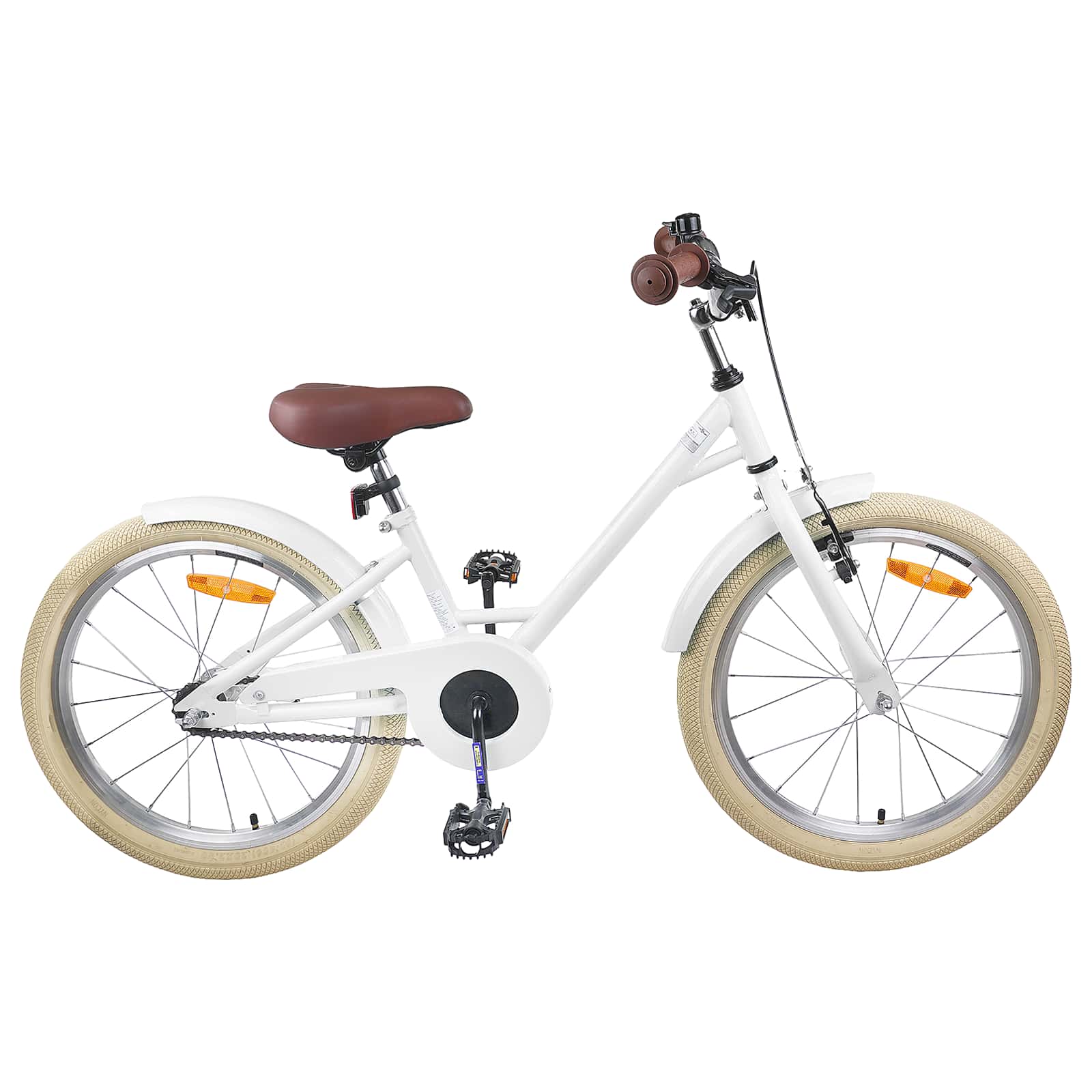 Kinderfahrrad 20 Zoll für 6-11 Jahre alt Weiß