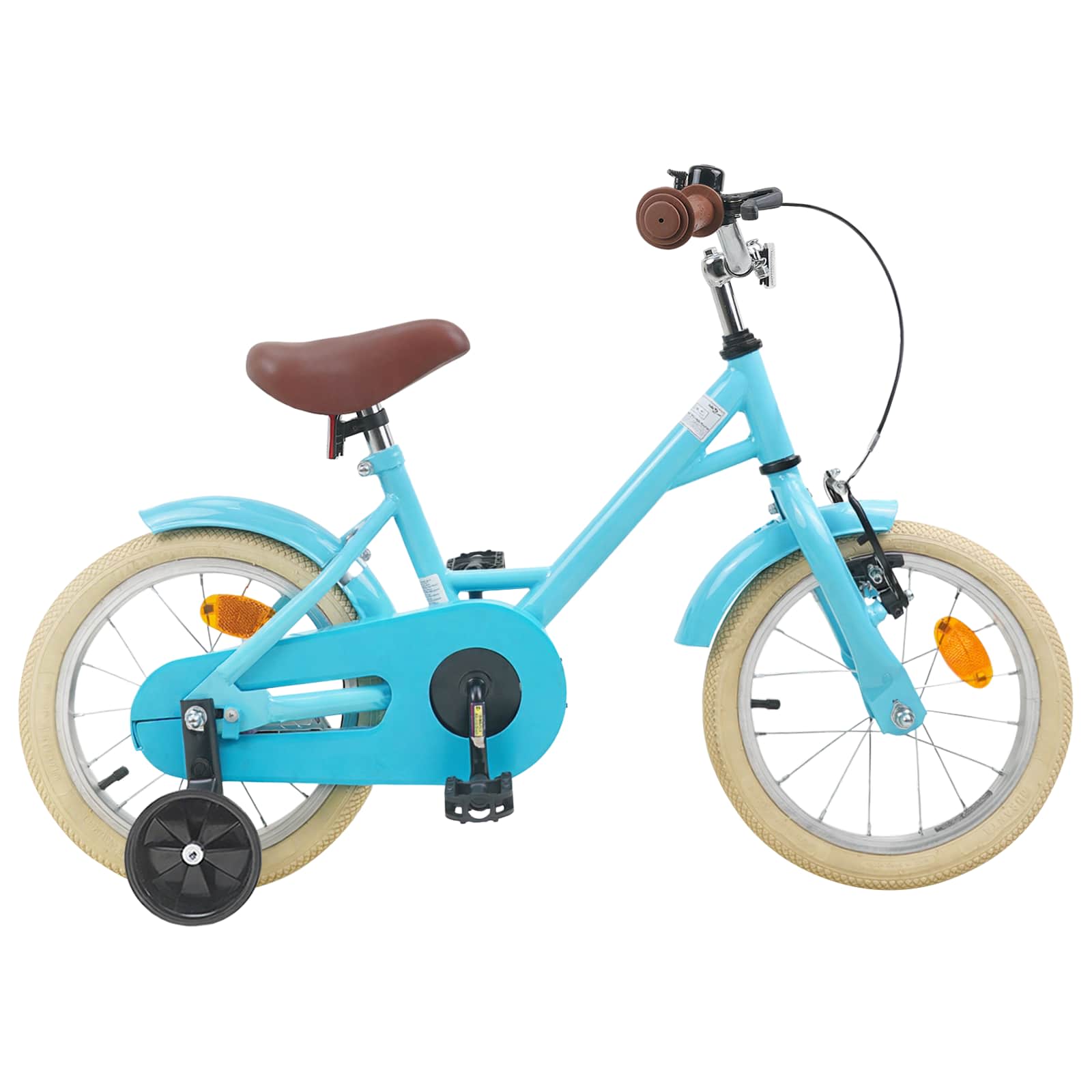 Kinderfahrrad 16 Zoll für 4-6 Jahre alt Himmelblau