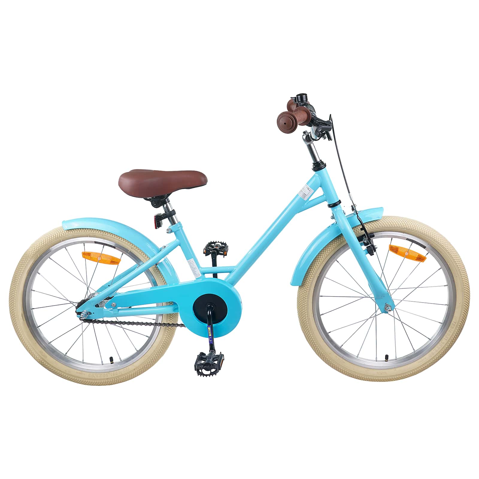 Kinderfahrrad 18 Zoll für 5-7 Jahre alt Himmelblau