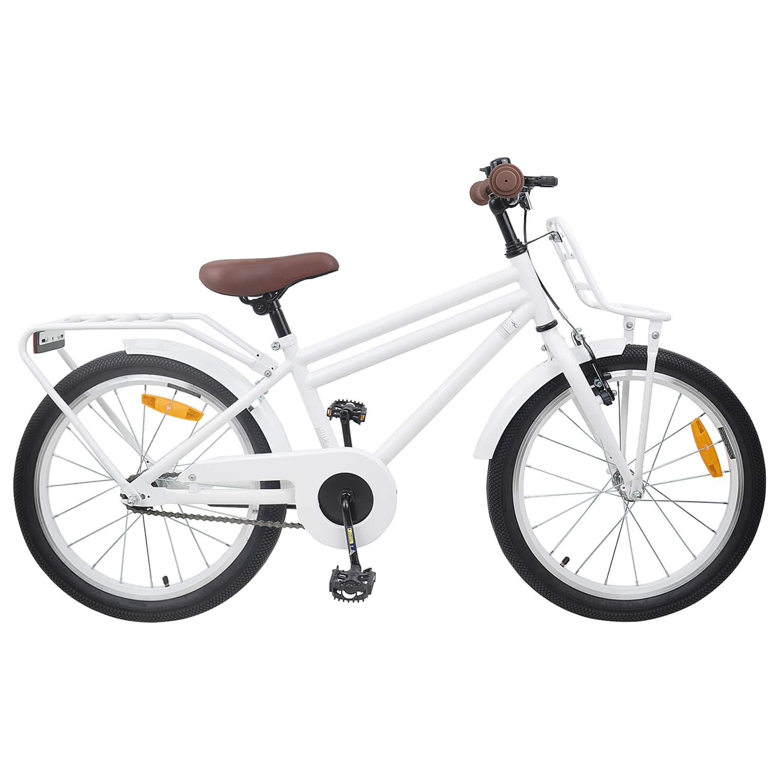 Kinderfahrrad 18 Zoll für 5-7 Jahre alt Weiß