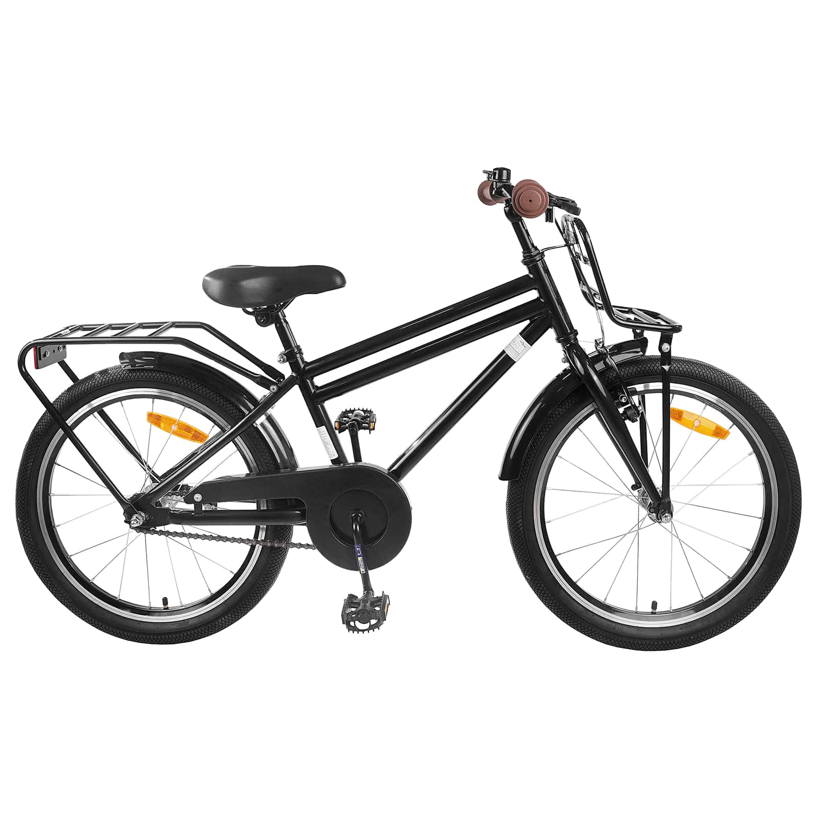 Kinderfahrrad 22 Zoll für 7-12 Jahre alt Schwarz