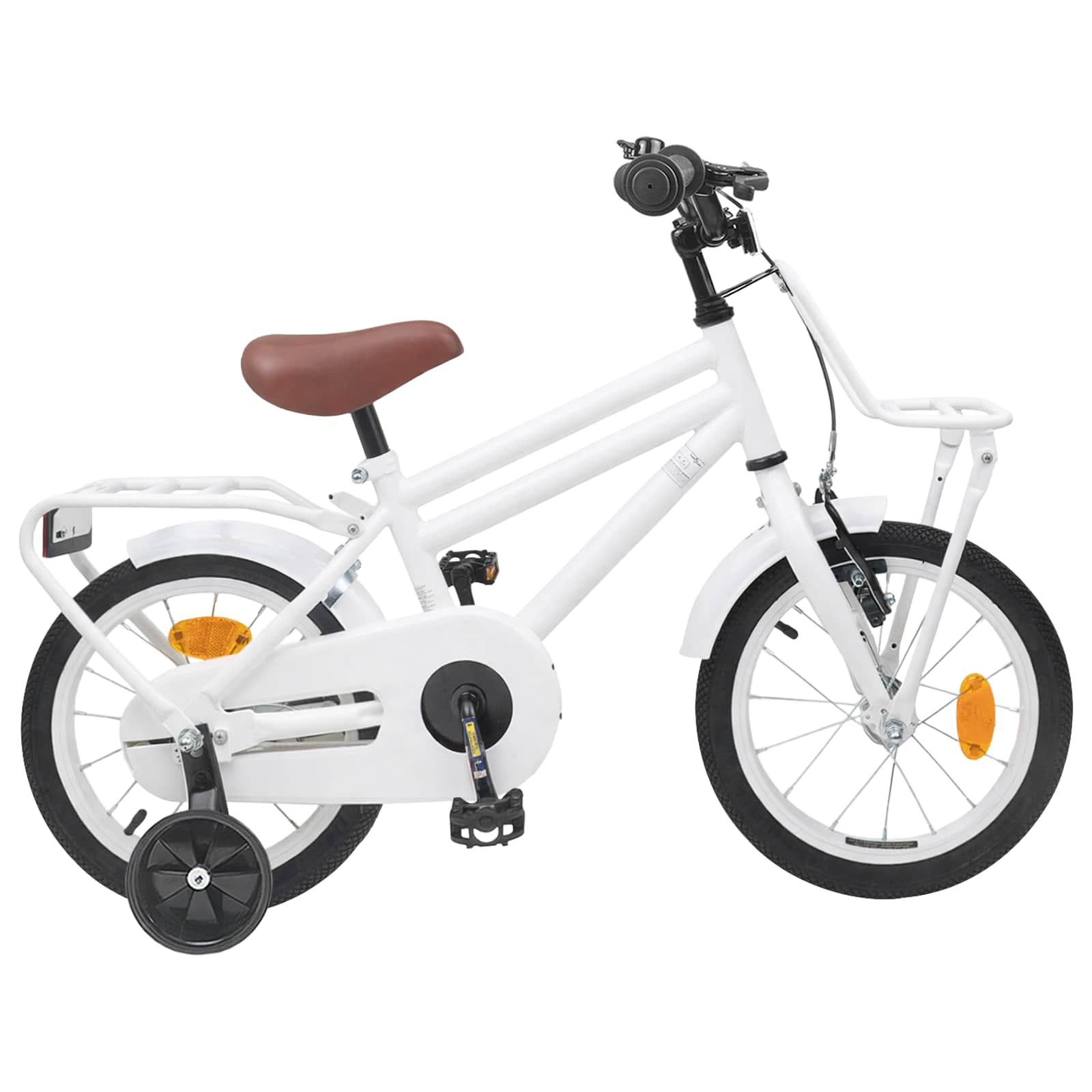 Kinderfahrrad 12 Zoll für 2-4 Jahre alt Weiß