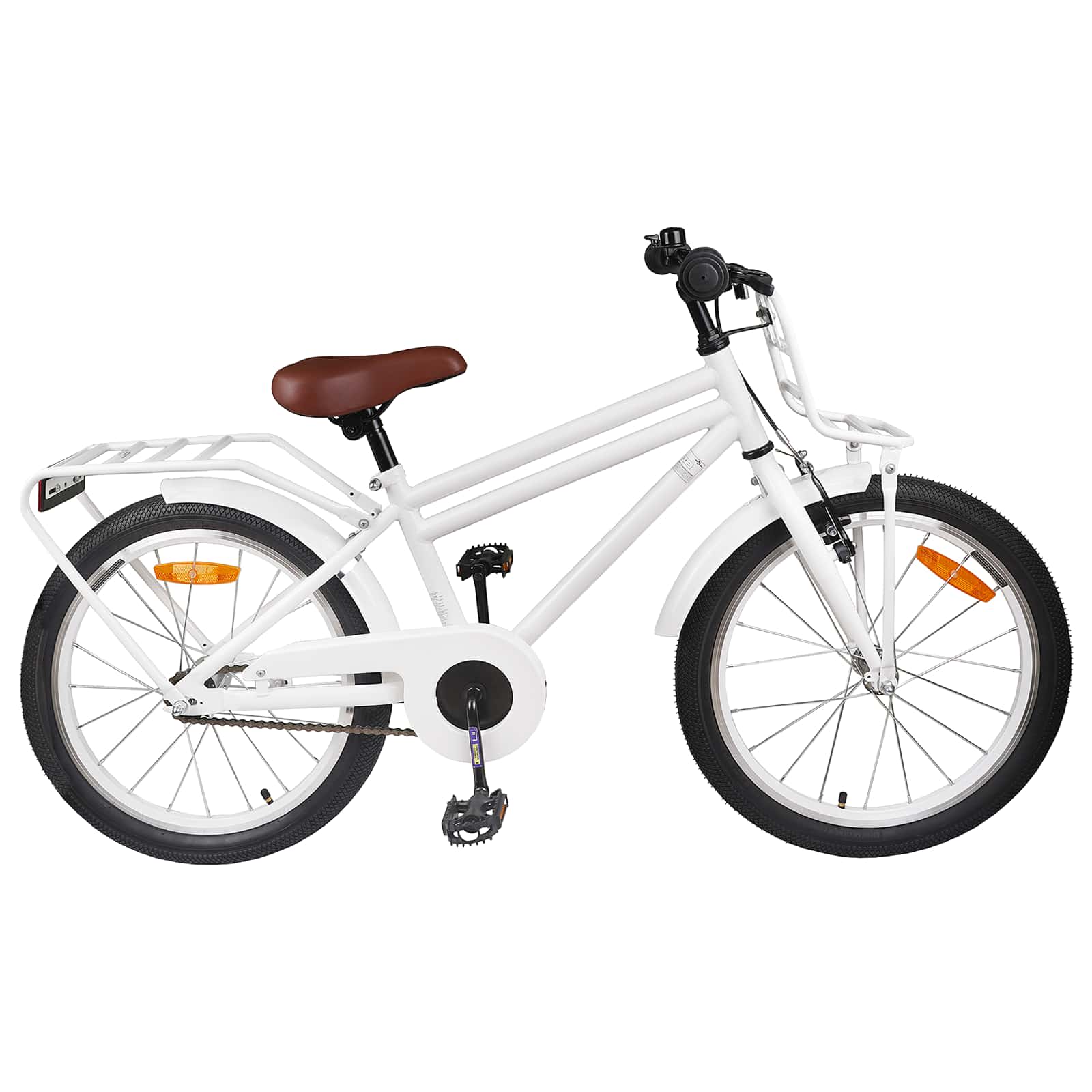 Kinderfahrrad 18 Zoll für 5-7 Jahre alt Weiß