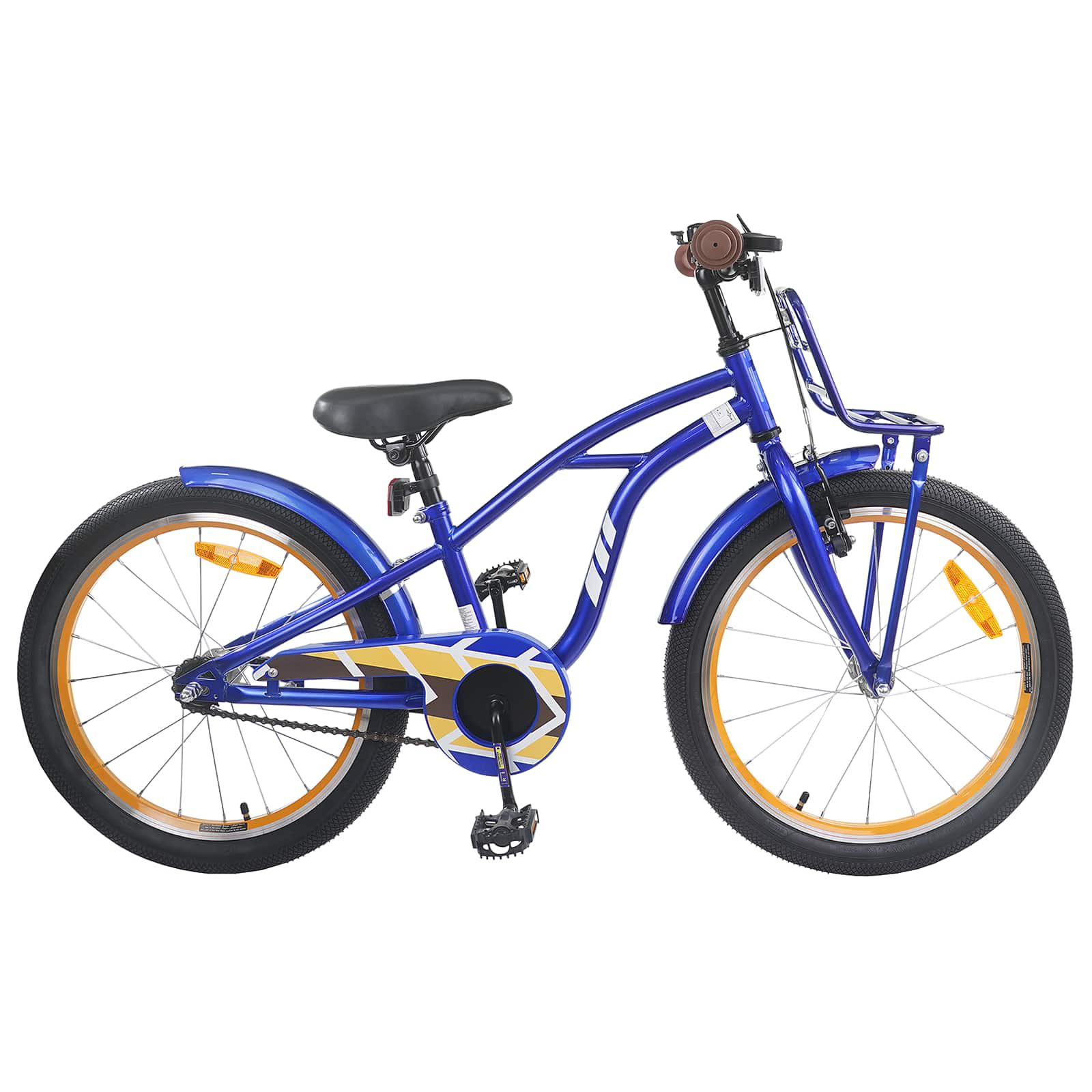 Kinderfahrrad 20 Zoll für 6-11 Jahre alt Dunkelblau