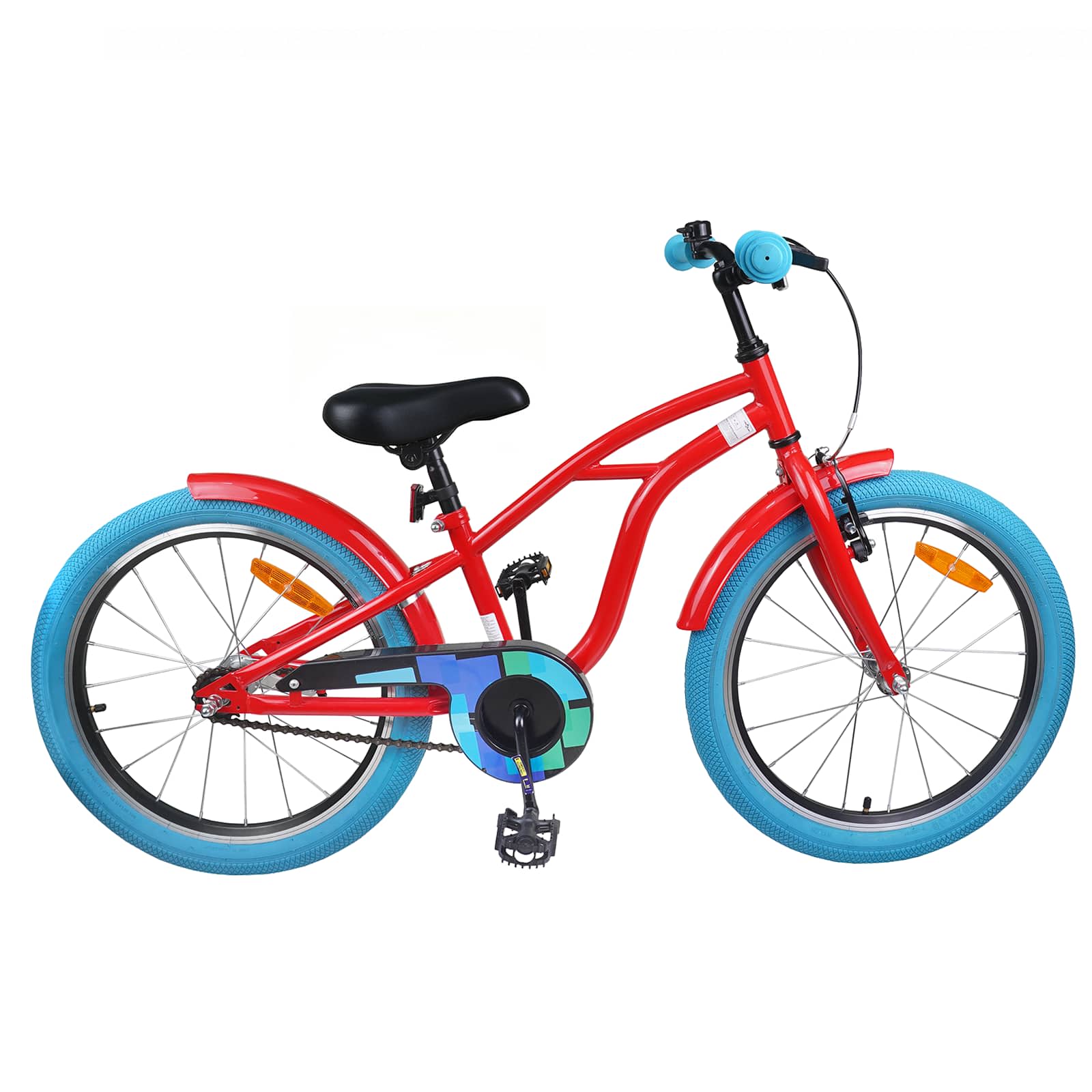 Kinderfahrrad 22 Zoll für 7-12 Jahre alt Rot